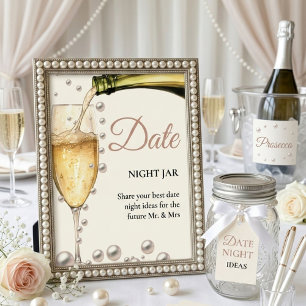 Affiche Idées de pancarte pour fête de mariage avec perles