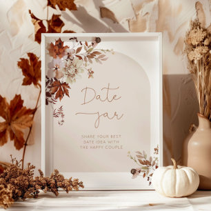 Affiche Idées de soirée d'automne. Boho automne Pot de dat