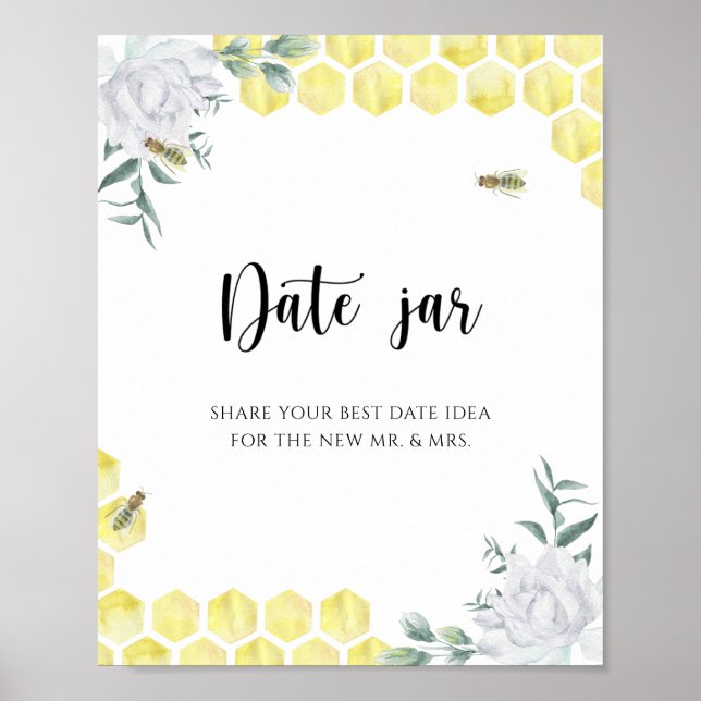 Affiche Idées de soirée en amoureux sur le thème de l'abei (Devant)