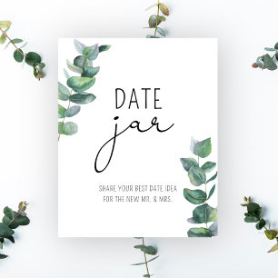 Affiche Idées de soirée eucalyptus pour un rendez-vous. Je