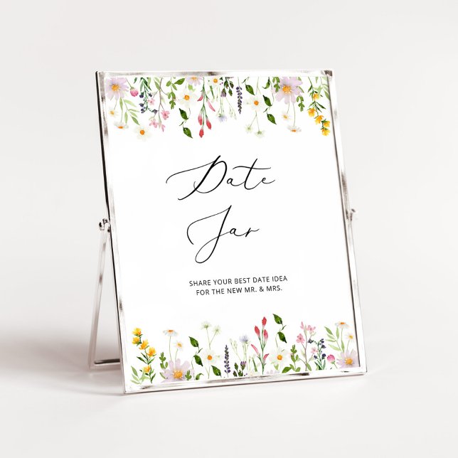 Affiche Idées de soirées romantiques avec des fleurs sauva (Créateur téléchargé)