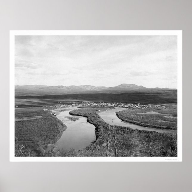 Affiche Iditarod, Alaska Birdseye 1914 (Devant)