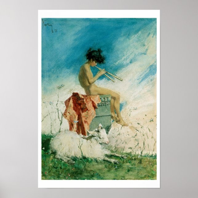 Affiche Idyll, 1868 (c/p sur papier) (Devant)
