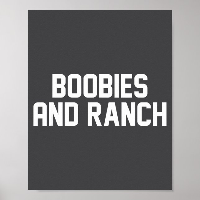 Affiche Ies And Ranch Funny Quote  (Devant)
