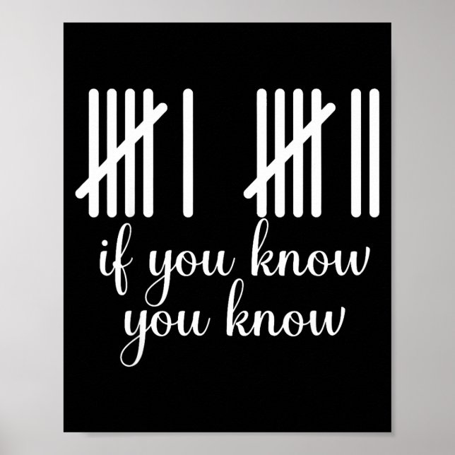 Affiche If You Know You Know Funny 67 Meme  (Devant)