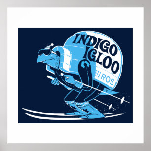 Affiche Igloo d'indigo de ROS