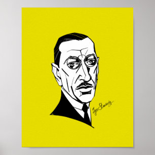 Affiche Igor Stravinsky