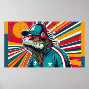 AFFICHE IGUANA B' BOY 6