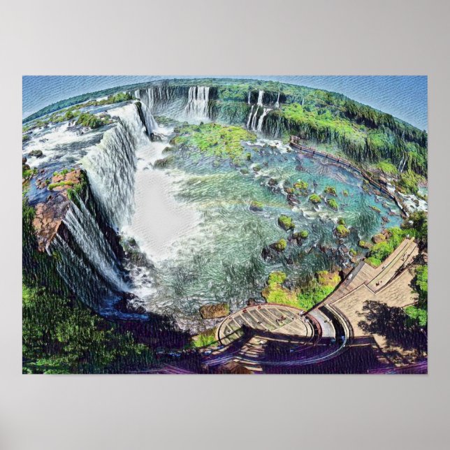 Affiche Iguazu Falls Argentine (Devant)