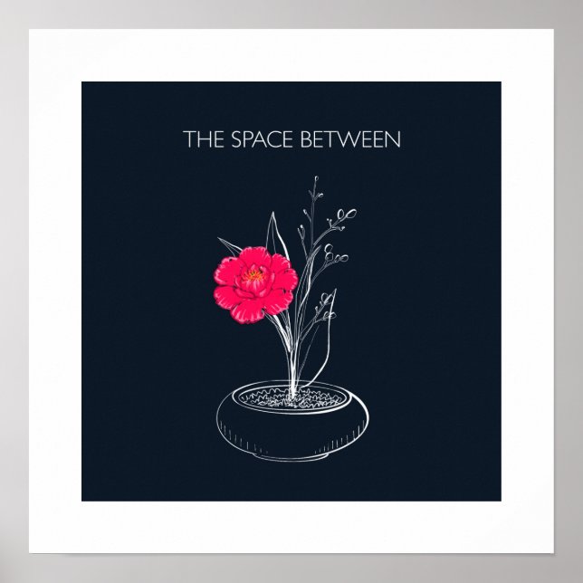Affiche Ikebana - the space between (Devant)