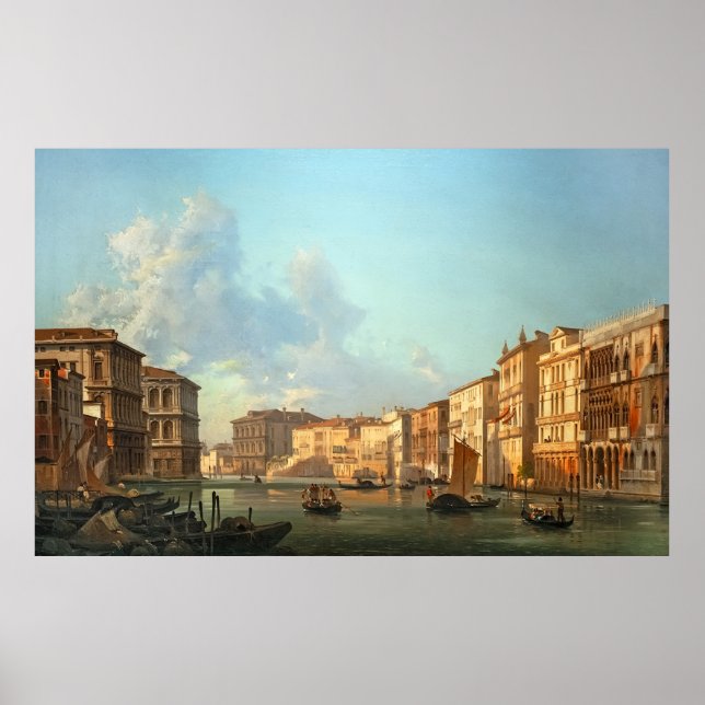 Affiche Il Canal Grande verso Ca’ Pesaro (Devant)