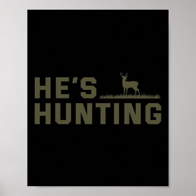 Affiche Il chasse (Devant)