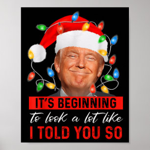 Affiche Il Commence À Ressembler Beaucoup À Un Trump Drôle