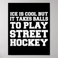 Il en faut pour jouer au hockey sur rue drôle