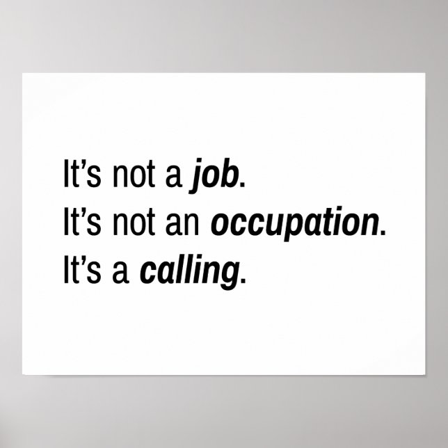 Affiche Il est appelé (Devant)