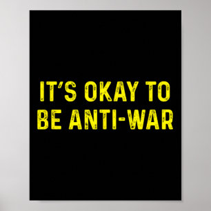 Affiche Il Est Bon D'Être Anti Guerre Anarchiste Pacifiste