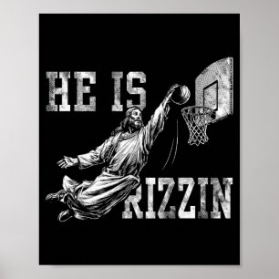 Affiche Il est drôle Christian Basketball Meme Pâques