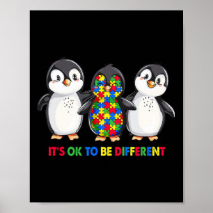 Affiche Il est important d'être différent Sensibilisation