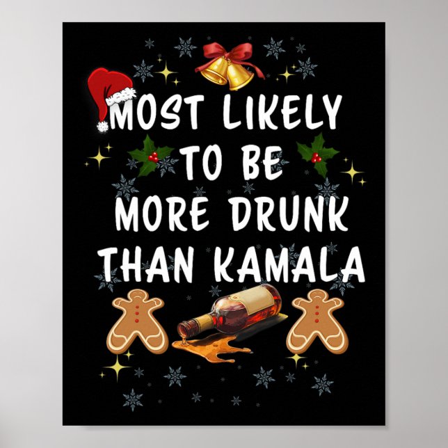 Affiche Il Est Probable Que L'Élection De Kamala Soit Plus (Devant)