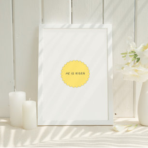 Affiche Il Est Ressuscité