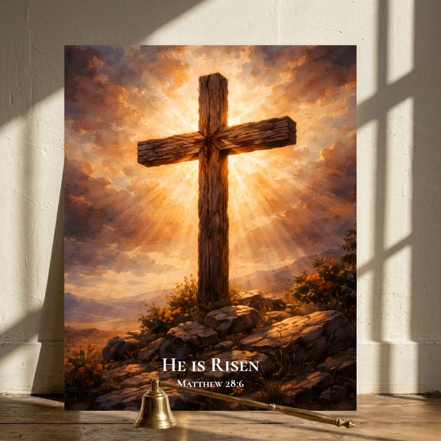 Affiche Il Est Ressuscité Christian Easter (Créateur téléchargé)