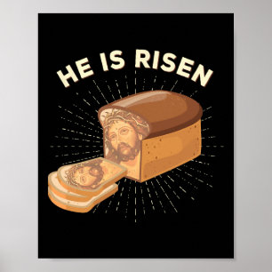 Affiche Il Est Ressuscité Jésus Christ Pun Pâques Christia
