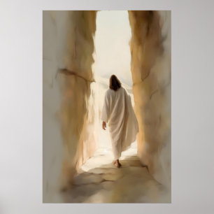Affiche Il Est Ressuscité Peinture De Pâques Jésus-Christ 