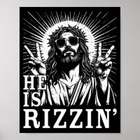 Il est Rizzin Croix Chrétienne Jésus Verset de la