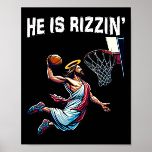 Affiche Il Est Rizzin Jésus Croquis Pâques Pour Enfants Ho