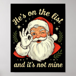 Affiche Il est sur la liste et ce n'est pas le mien Cool R