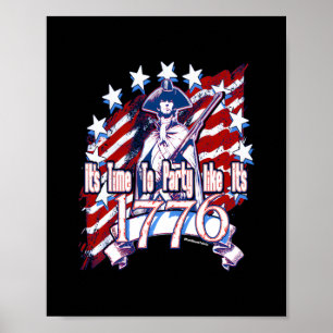 Affiche Il est temps de faire la fête comme c'est 1776