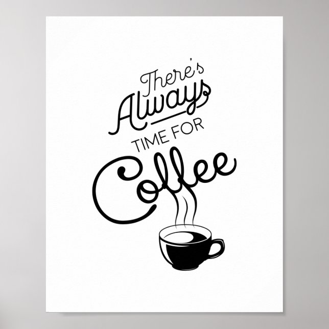 Affiche Il est toujours temps pour le café, Citer. (Devant)
