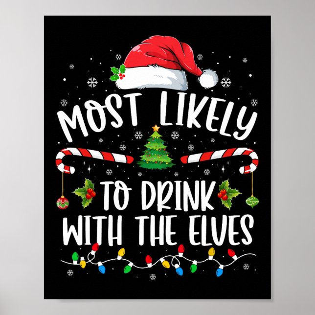 Affiche Il Est Très Probable De Boire Avec Les Elfes Qui B (Devant)