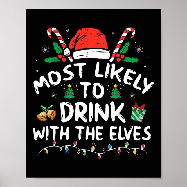 Affiche Il Est Très Probable De Boire Avec Les Elfes Qui B (Devant)