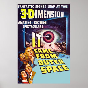 Affiche Il Est Venu De L'Espace
