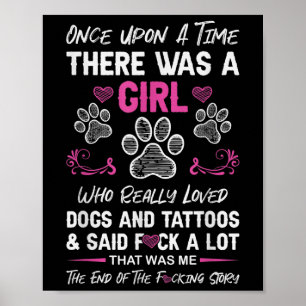 Affiche Il Était Une Fille Et Un Chien Tatouage