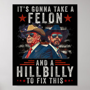Affiche Il faudra un criminel et un Hillbilly pour réparer