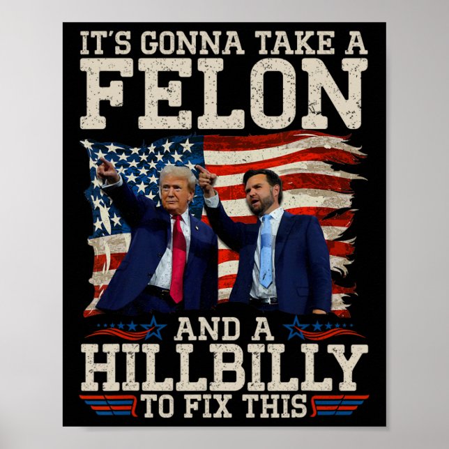 Affiche Il faudra un Hillbilly et un criminel pour fixer  (Devant)