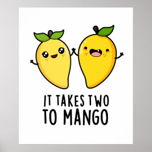 Affiche Il Faut Deux Pour Mango Danseuse Danseuse Fruit Pu