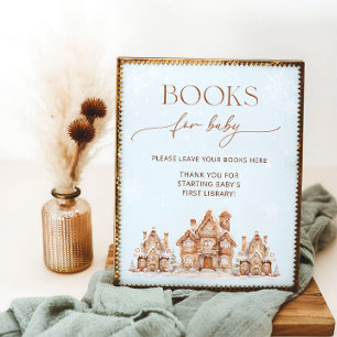 Affiche Il faut un village Livres d'hiver pour bébé