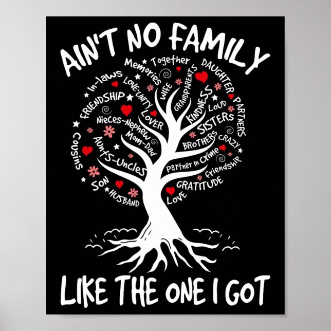 Affiche Il n'y a pas de famille comme celle que j'ai eue q (Devant)