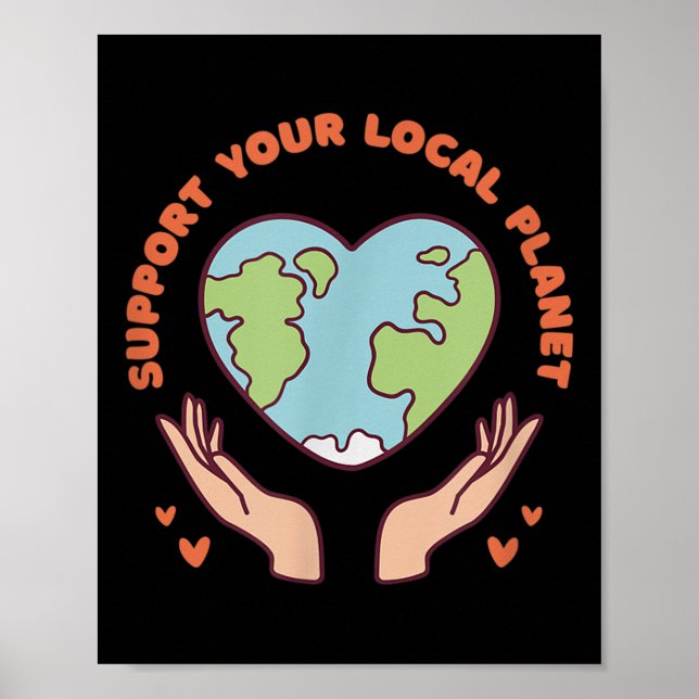 Affiche Il N'Y A Pas De Plan B Environnement De Protection (Devant)