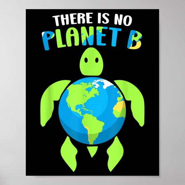 Affiche Il N'Y A Pas De Planète B Climat De l'environnemen (Devant)
