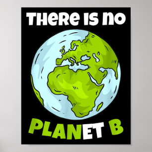 Affiche Il n'y a pas de planète B Environnementalisme Envi