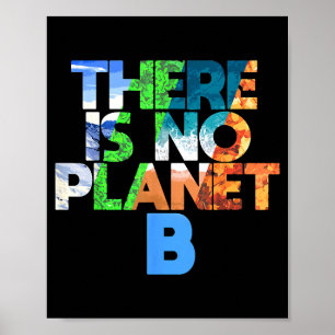 Affiche Il n'y a pas de planète B Four Seasons Earth Day 
