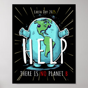 Affiche Il n'y a pas de planète B – Jour de la Terre 2025