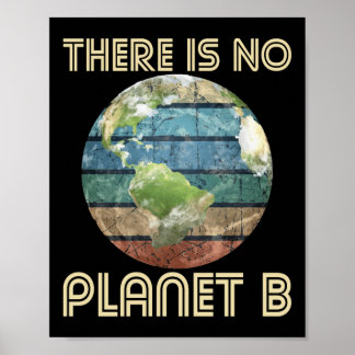 Affiche Il N'Y A Pas De Planète B - Protection De l'enviro