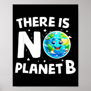 Affiche Il n'y a pas de planète B Sensibilisation au clima