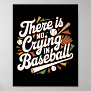 Affiche Il N'Y A Pas De Pleurage Dans La Quot De Baseball