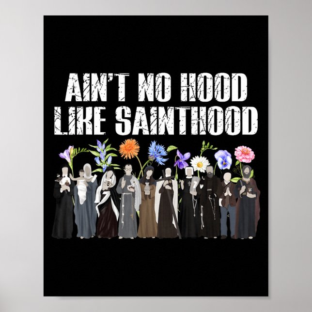 Affiche Il n'y a pas de quartier comme la sainteté florale (Devant)